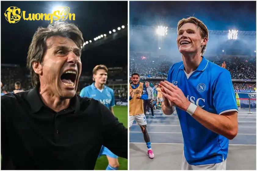 Conte đánh giá rất cao tài năng của McTominay. (Ảnh: Daily Mail)