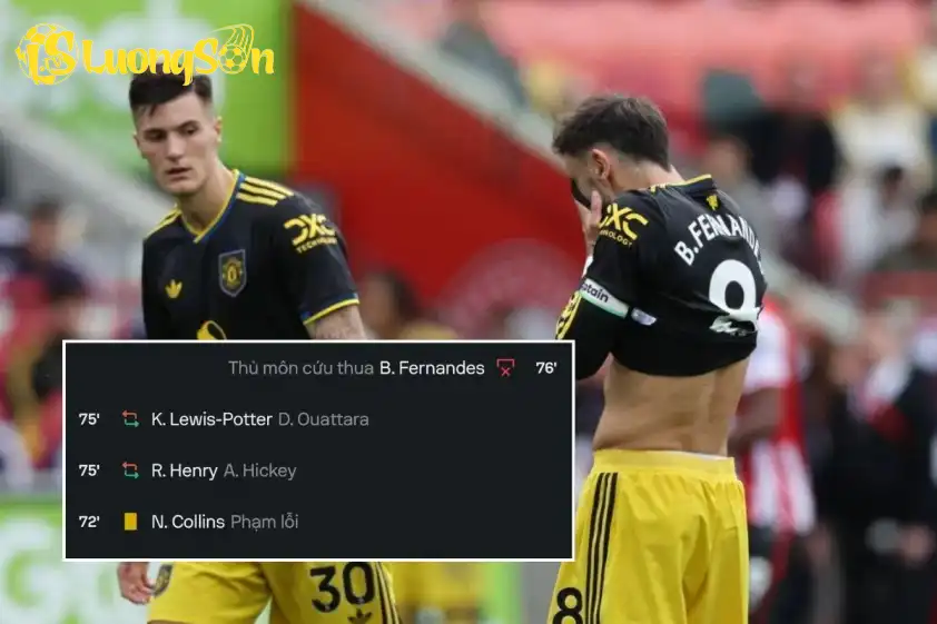 HLV Keith Andrews của Brentford đã thực hiện sự thay đổi người trước khi Bruno thực hiện 11m