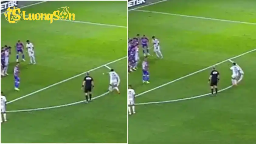 Neymar thể hiện sự lọc lõi với pha sút phạt hai nhịp Neymar thể hiện sự lọc lõi với pha sút phạt hai nhịp